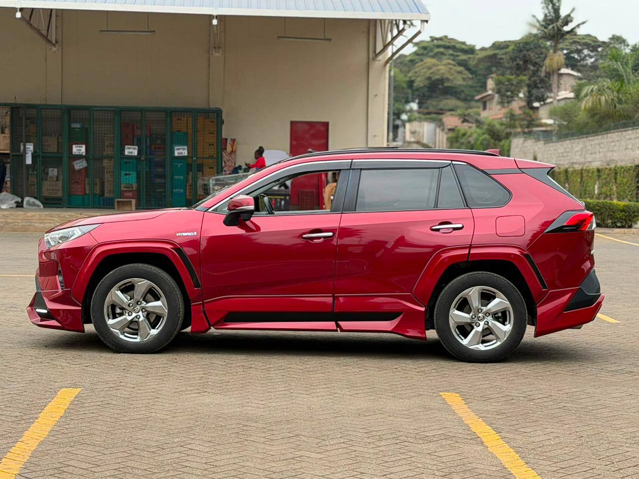 2019 TOYOTA RAV4 GZ PACKAGE HYBRID RED